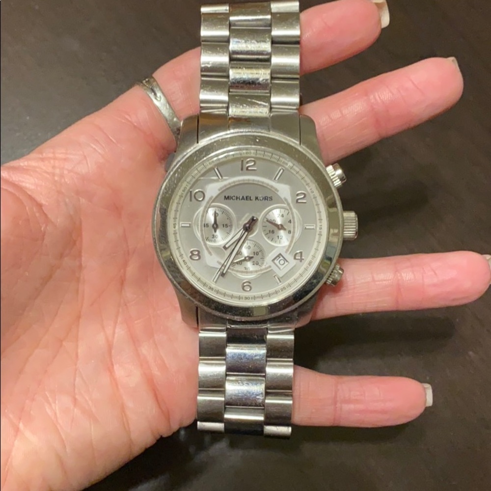 Silver Michael Kors watch